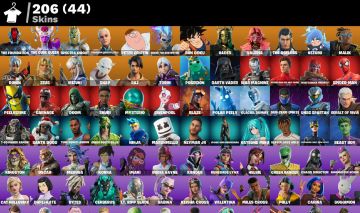 CONTA FORTNITE 206 SKINS + 267 PICARETAS | STW FOUNDER | MUITO CONTEÚDO RARO