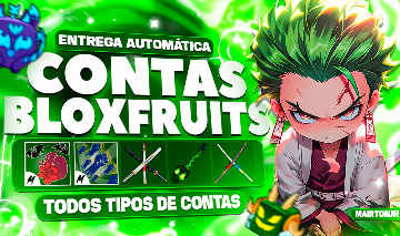 [PROMOÇÃO] CONTAS BLOX FRUITS RAÇA V4, GODHUMAN, LEVEL MAX E MAIS [ROBLOX]