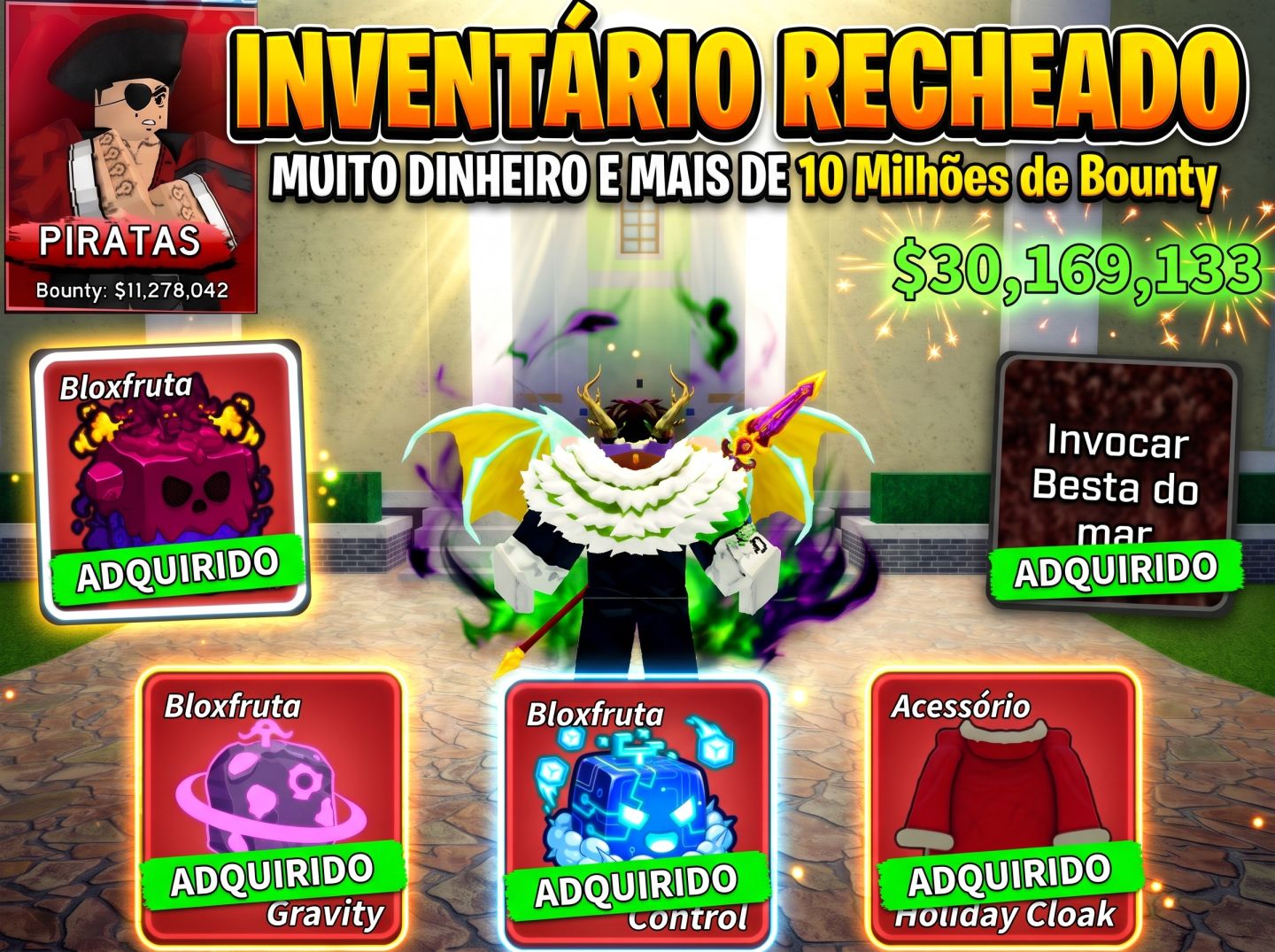 [PROMOÇÃO] CONTA ROBLOX DRAGON PERM + GamePass Segue na Descrição
