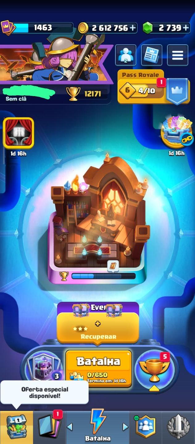 Conta de Brawl+Clash Royale