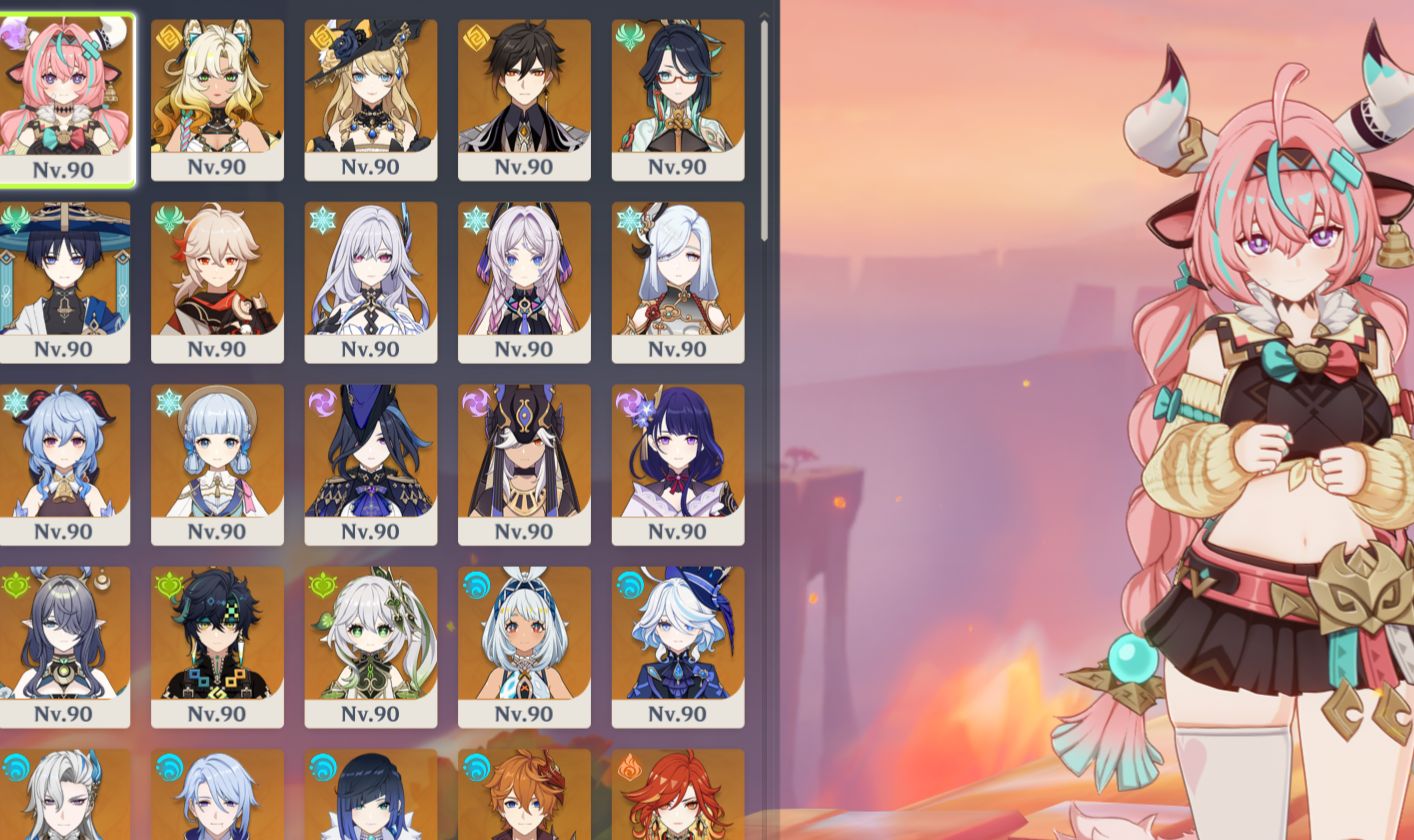 Conta genshin END GAME com os melhores DPS do jogo + conta Honkai star rail