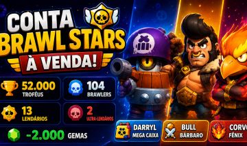 CONTA BRAW STARS 52K TROFÉUS