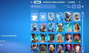 Conta fortnite com 137 skins