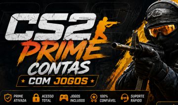 Conta Steam FULL | CS2 Prime | 89 Jogos | Nível 5 | R$ 747 gastos | Sem VAC