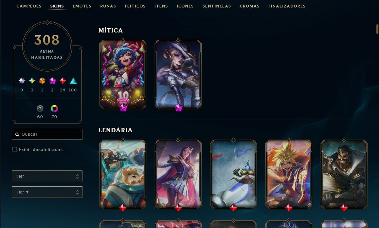 CONTA ESMERALDA SOLO/DUO & FLEX | 308 SKINS | TODOS CAMPEÕES | JÁ FOI DIAMOND
