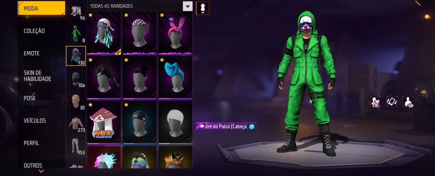 Conta Free Fire Básica Com Top Criminal e Bandeirão
