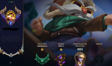 Conta no lol, esmeralda lvl 862 com 558 skins sendo 4 ultimate com todos champs