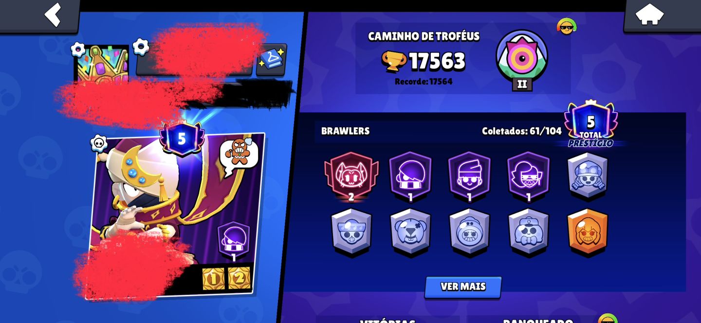 CONTA BRAWL STARS PRONTA PARA JOGAR