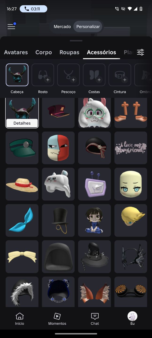 Conta roblox com korblox