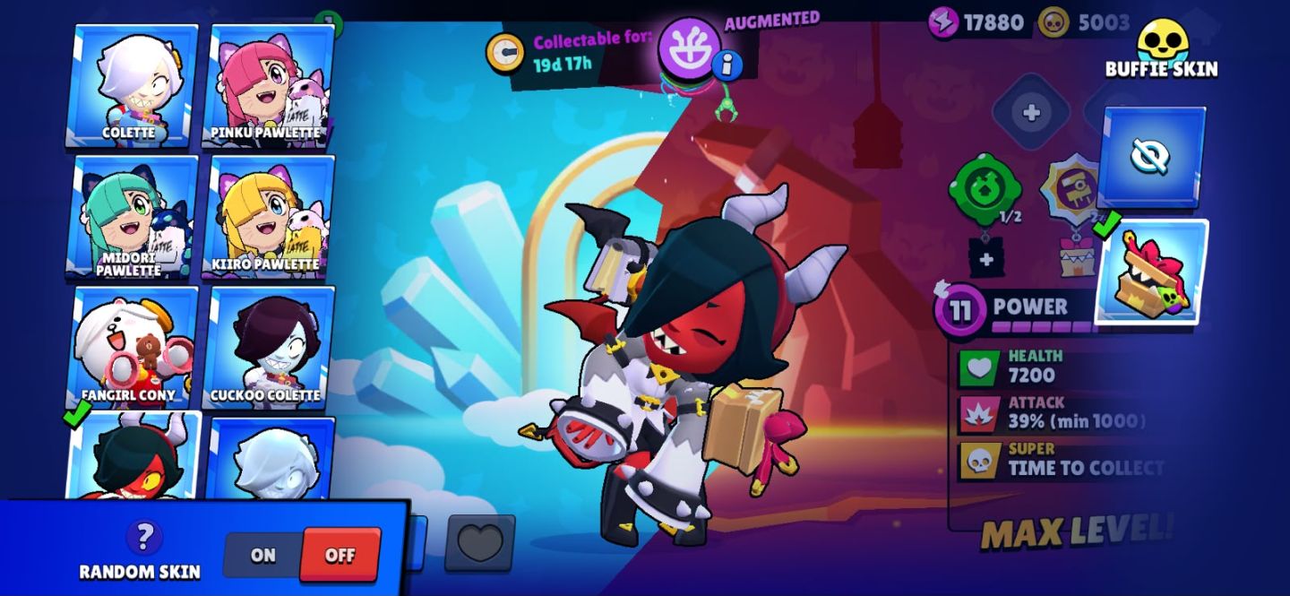 Conta de brawl stars com shelly estelar/Rico old/barley mago/papai mike