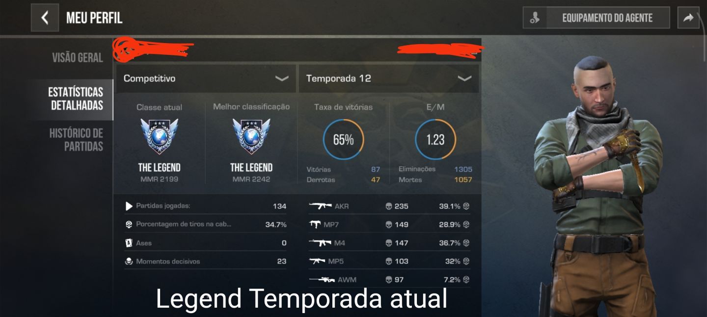 Conta de Standoof 2 com Kit Treasure Hunter e muito mais. o preço pode mudar