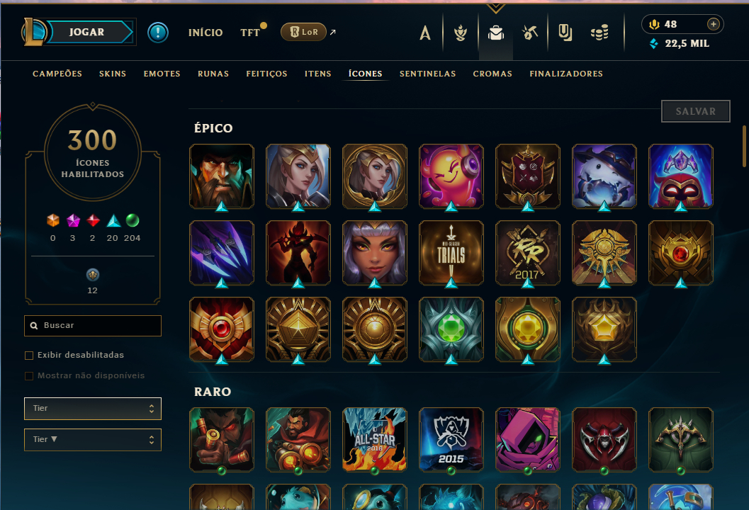 CONTA LEAGUE OF LEGENDS