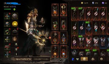 DIABLO IMMORTAL [CONTA ANTIGA COM VÁRIOS RECURSOS E ITENS RAROS.]