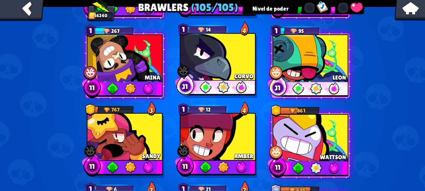 CONTA BRAWL STARS 56K+ DE 2021