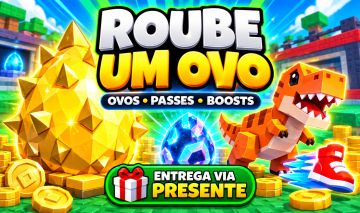 ROUBE UM OVO, VENDEMOS GAMEPASS: OVOS, PASSES, VELOCIDADE E DINHEIRO!