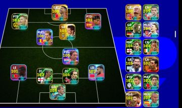 Conta effotbal com pack do Portugal e CR7 108 e haaland 108