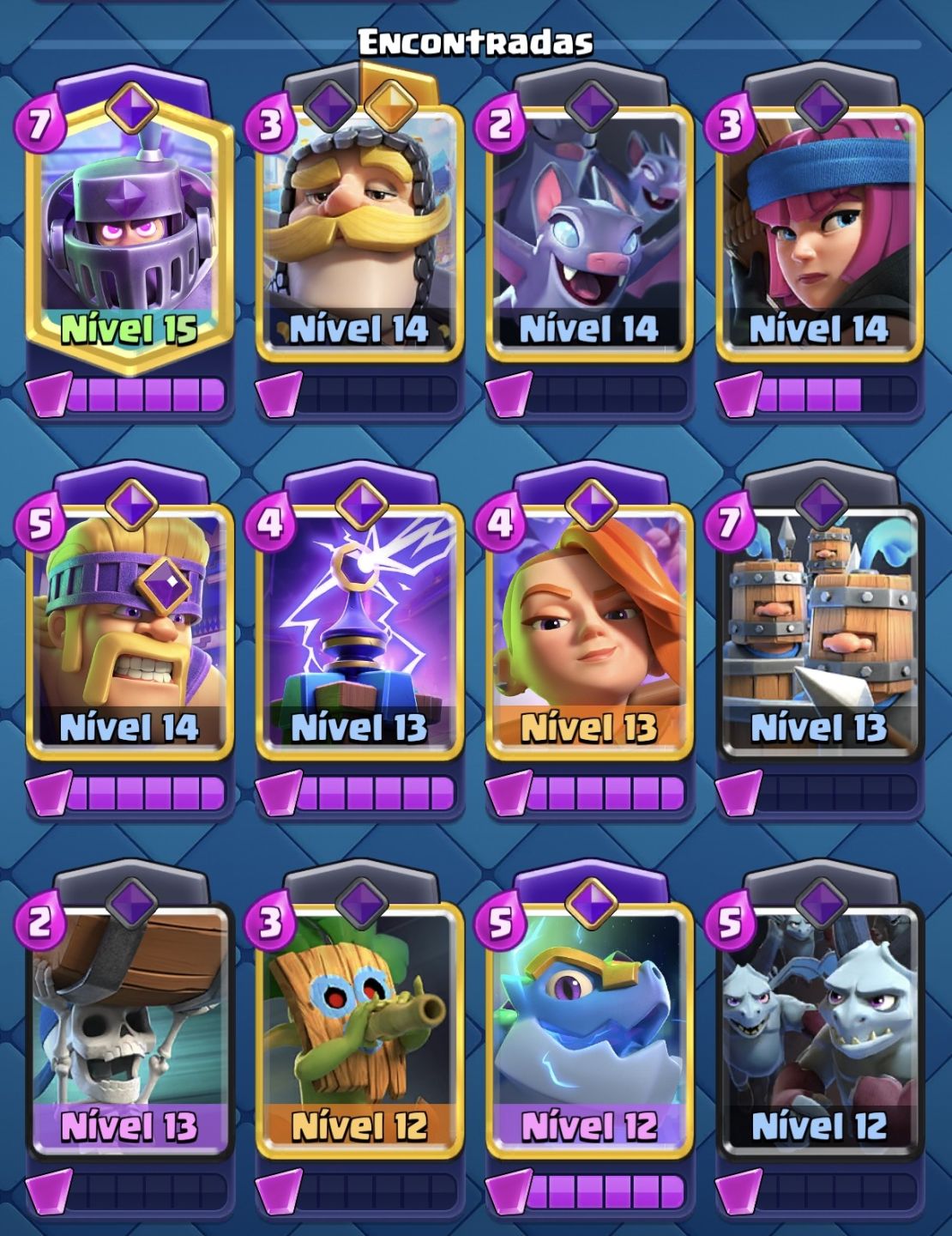 CONTA [CLASH ROYALE] [SUPERCELL ID] [ARENA 25] [10K TROFÉUS]
