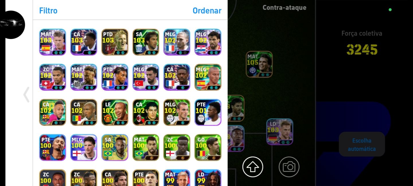 Conta de efootball 3246 de força completa