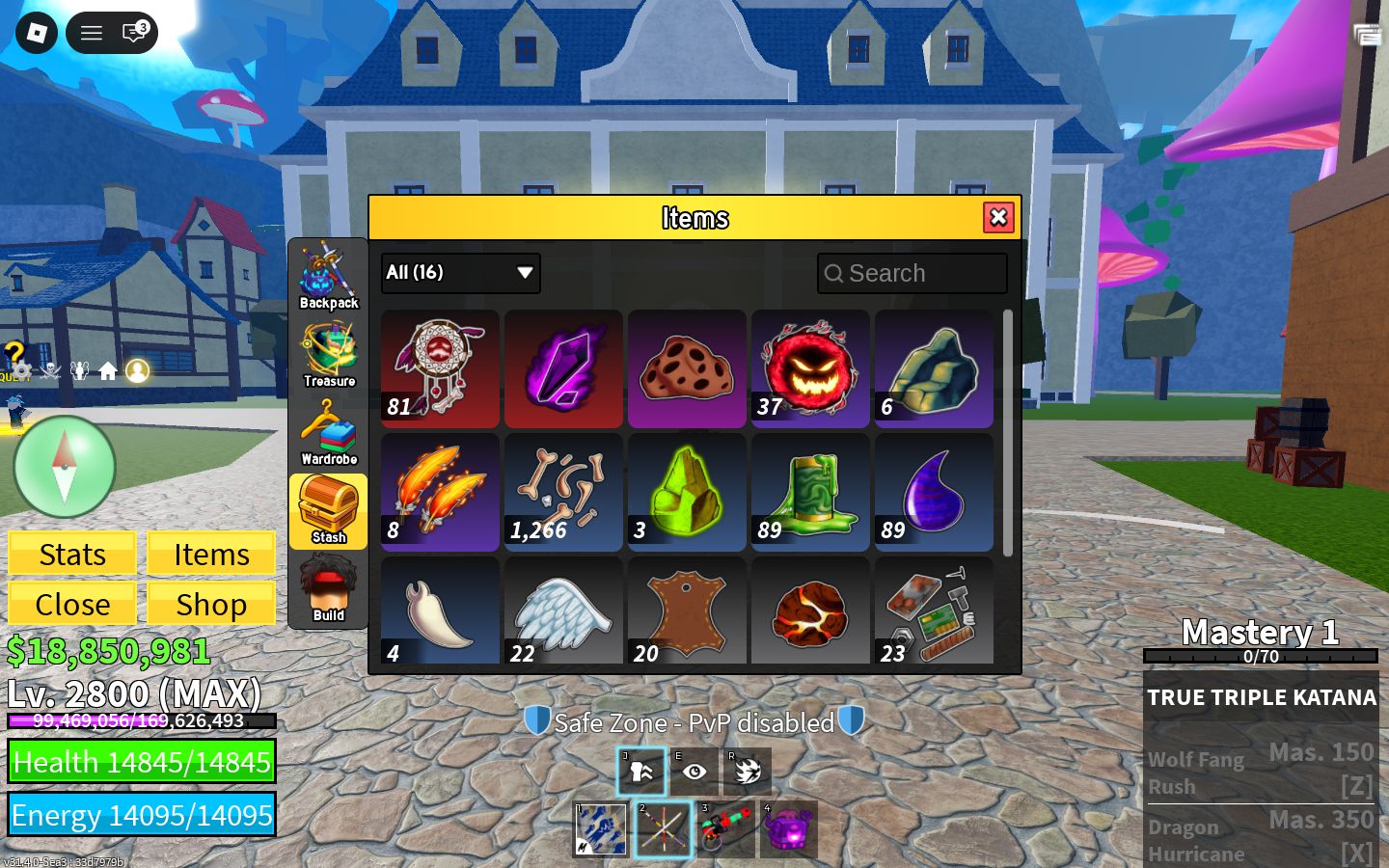 Lv2800 + Godhuman + Frutas Aleatorias