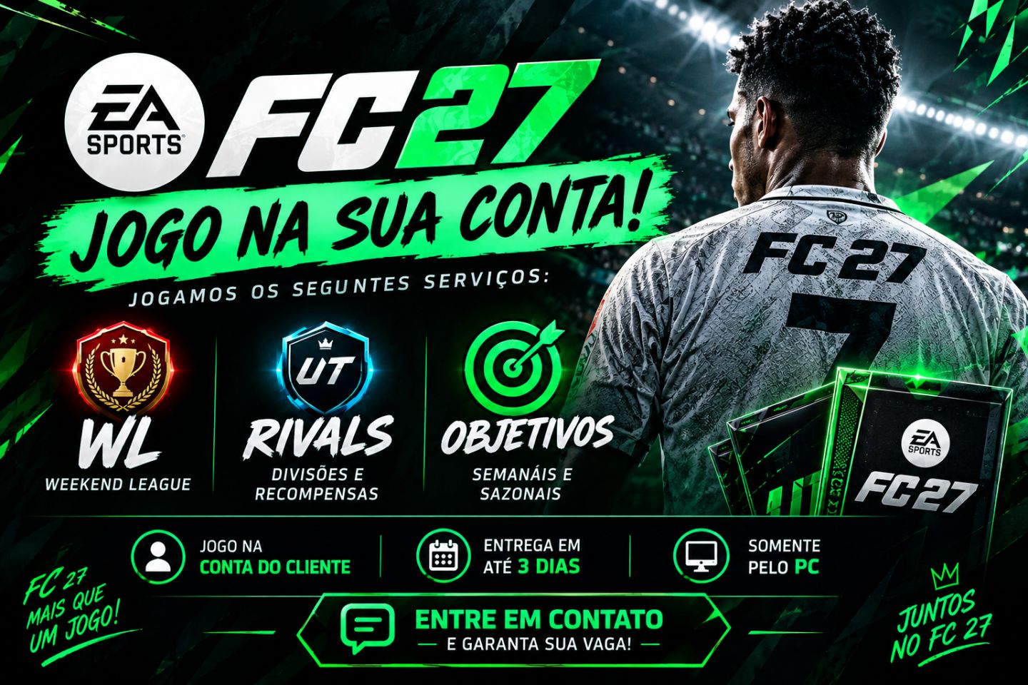 JOGANDO WL, RIVALS E OBJETIVOS NO FC 27 / FIFA 27