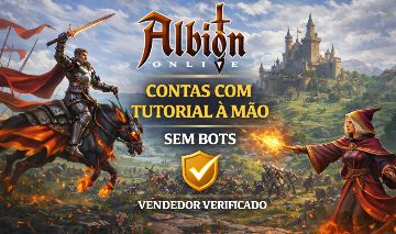 Albion Online: Contas com Tutorial 100% Completo | Leia a Descrição