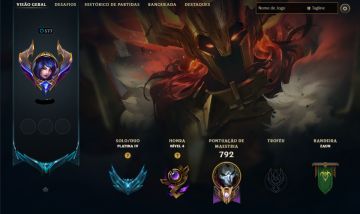 233 SKINS + EXALTADA DO MORDEKAISER | CONTA LEAGUE OF LEGENDS