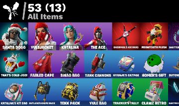 4 skins | Santa Dogg | Yulejacket | Katalina | The Ace