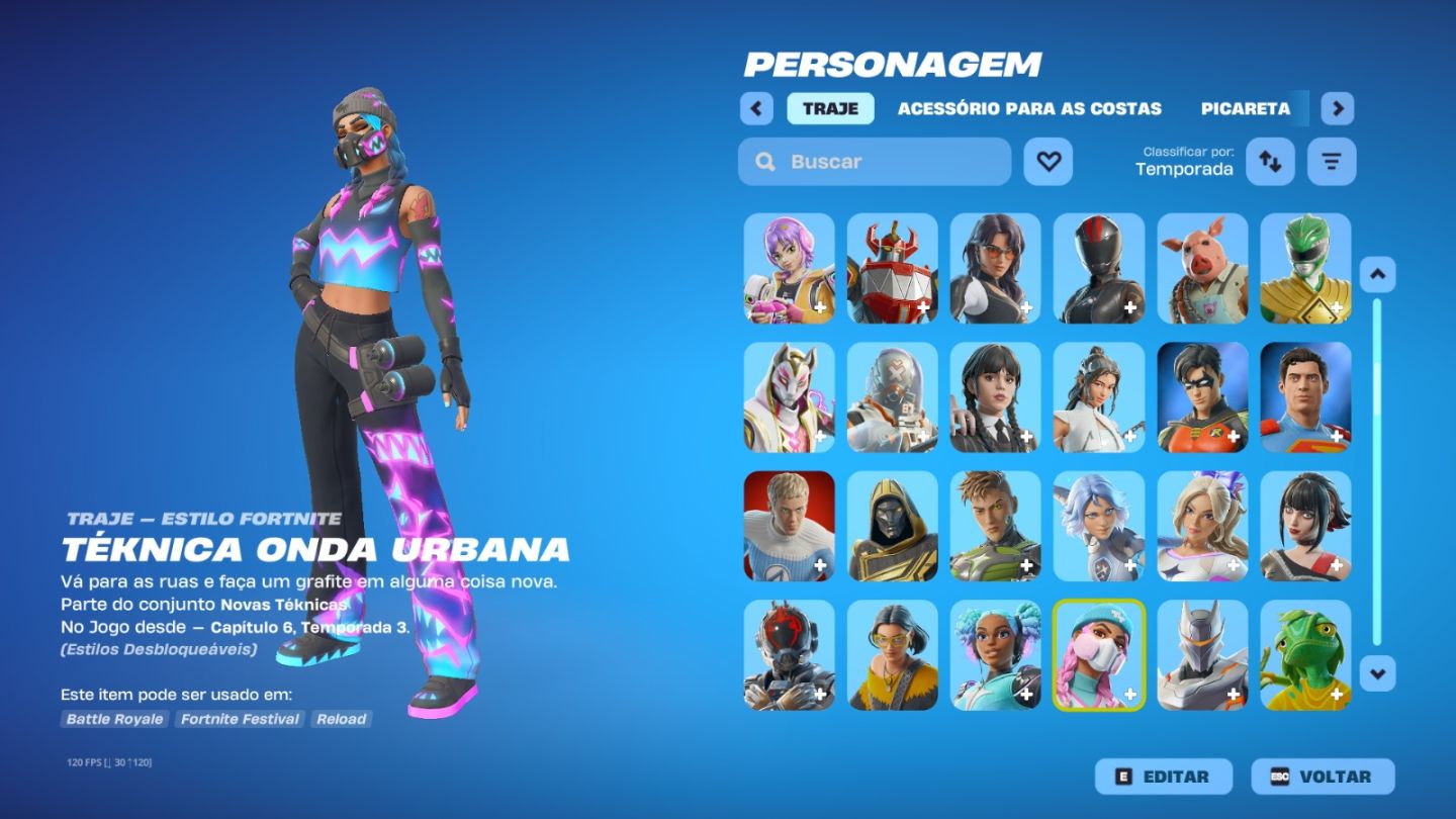 Conta de Fortnite Fundador/Salve o Mundo Og | 240+ Skins Tryhard