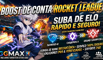 BOOST ROCKET LEAGUE ATÉ GRAND CHAMPION + REWARD