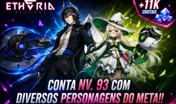 Conta Endgame (sv25) com Passe e diversos personagens do meta e +11K Cristais