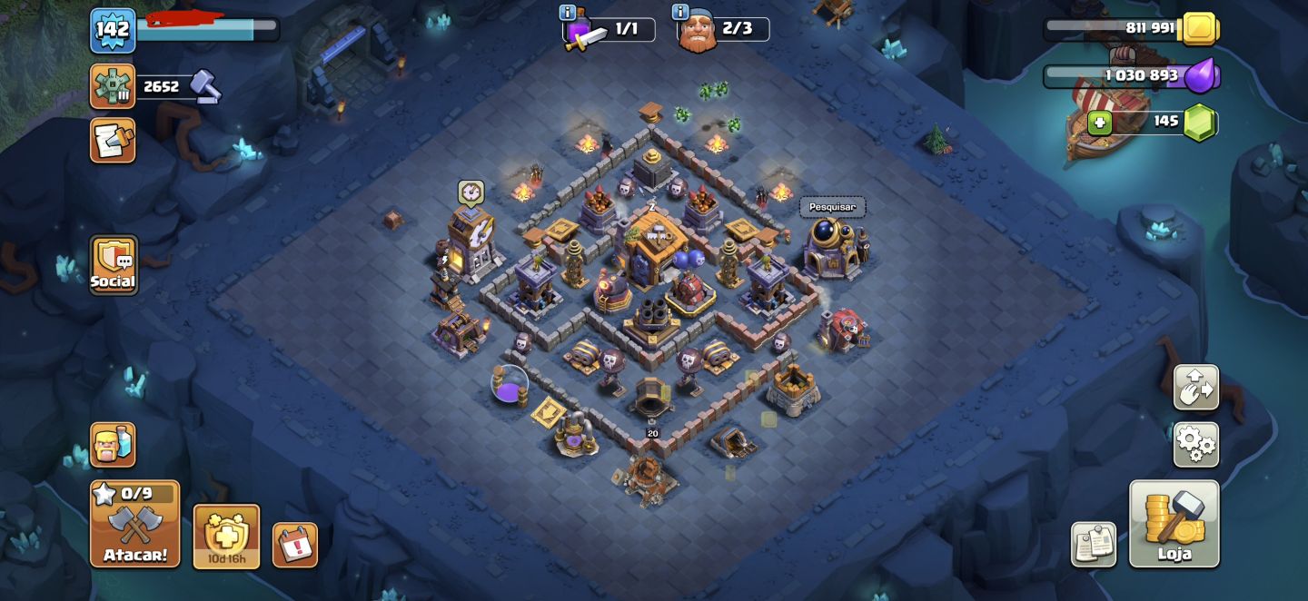 (PROMOÇÃO) CONTA CLASH OF CLANS CV12 SEMI FULL | LVL 142