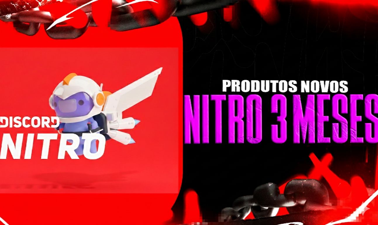 DISCORD NITRO 3 MESES BARATO APROVEITEM POUCO STOCK!!