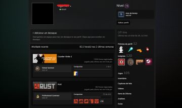 CONTA STEAM 105+ JOGOS, NÍVEL 74, 10 ANOS