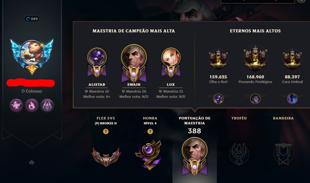 LEAGUE OF LEGENDS 80 SKINS NIVEL 282 UNRANKED