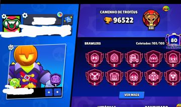 Conta de Brawl Stars 96.679 Troféus