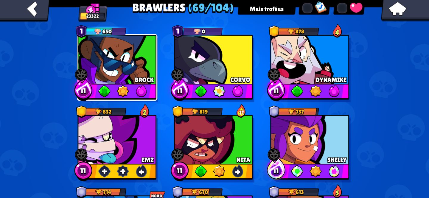 CONTA CLASH ROYALE + BRAWL STARS