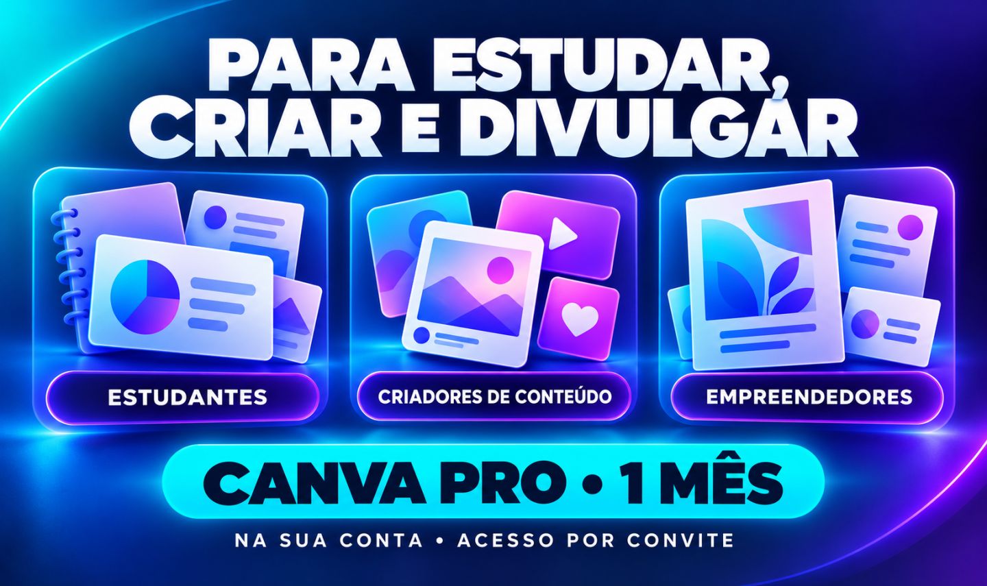 [PROMOÇÃO] Canva Pro 30 Dias | Convite na Sua Própria Conta