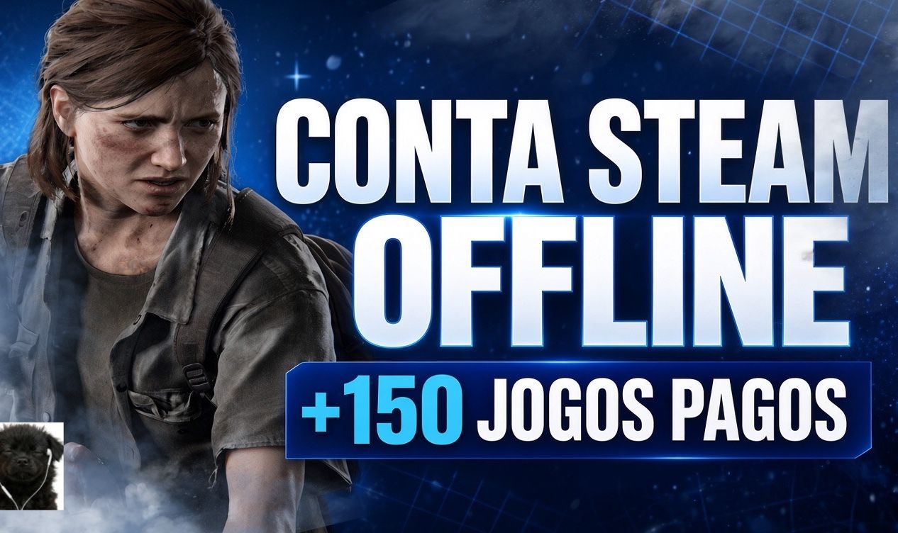 CONTA STEAM OFFLINE +150 JOGOS PAGOS (LEIA A DESCRIÇÃO)