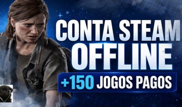 CONTA STEAM OFFLINE +150 JOGOS PAGOS (LEIA A DESCRIÇÃO)