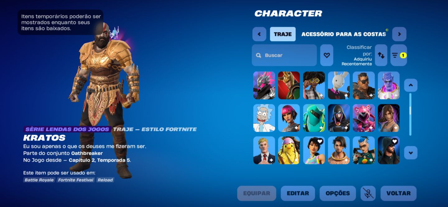 SALVE O MUNDO FUNDADOR, 243 Skins, Peixoto World Cup, Marvel, Kratos