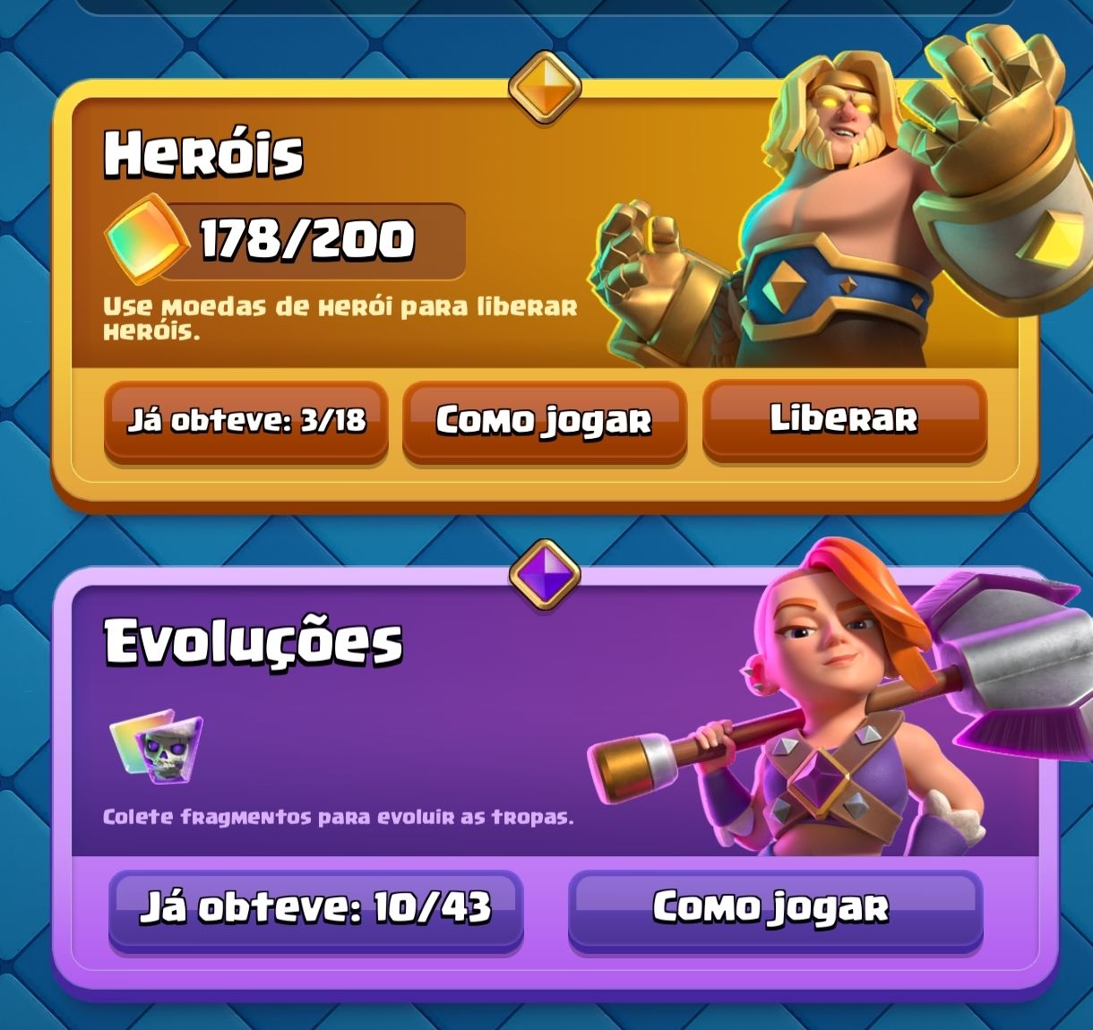 CONTA CLASH ROYALE / 10 ANOS DE EVOLUÇÃO!