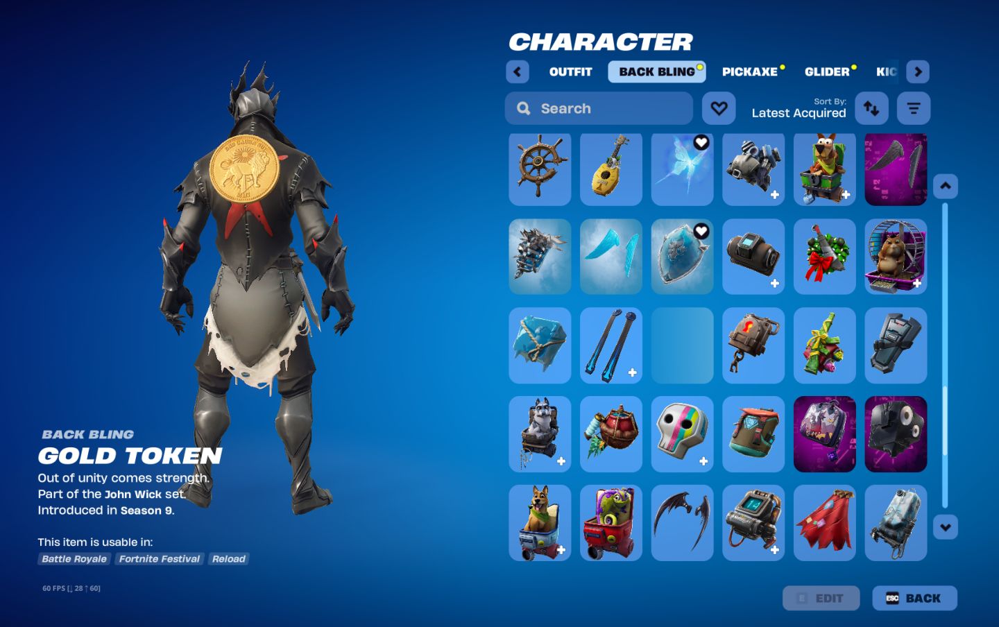 Conta fortnite 129 skins