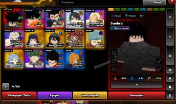 Conta de Anime Expeditions com Megumi,Vegeta e Goku unbounds!!