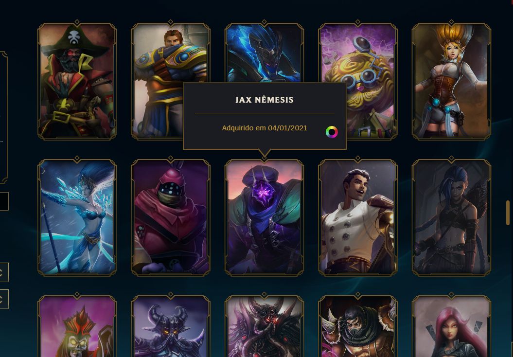 CONTA LOL BR 153 SKINS | LVL 347