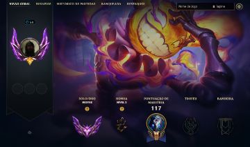 CONTA MESTRE 121 PDL / 18 SKINS / EKKO TRUE DAMAGE / IG KAISA / 7K EA / HANDLVL