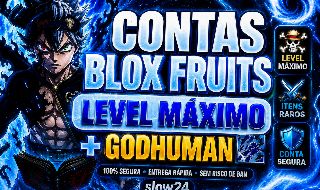 CONTAS ROBLOX BLOXFRUITS LEVEL MÁXIMO + GH, MENOR PREÇO [ENTREGA AUTOMÁTICA]
