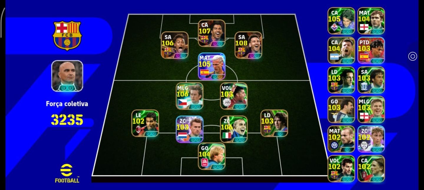Conta com TRIO MNS BIG TIME+TOMÁS+DANI OLMO+BATISTUTA BUGADAÇOOOO