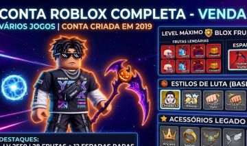 CONTA ROBLOX ÉPICA À VENDA! CRIADA EM 2019!