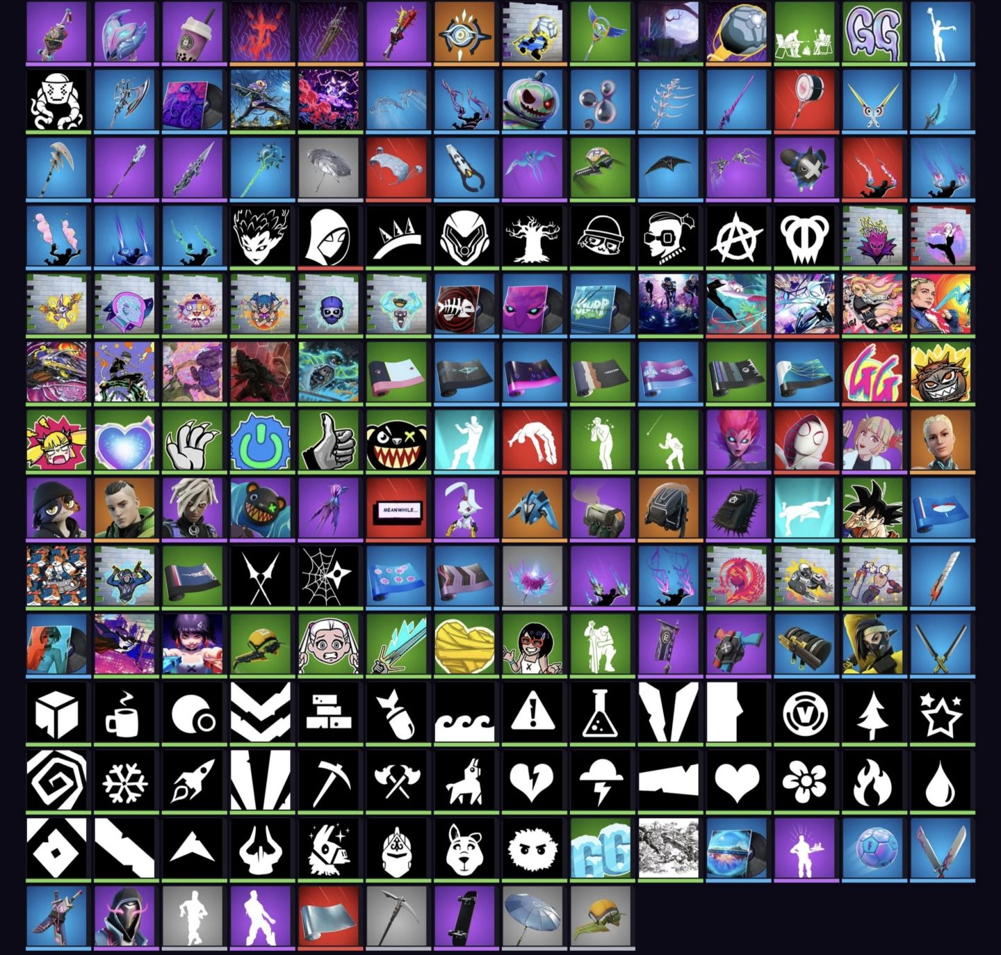 Conta de fortnite com algumas skins (2 passes comprados, spiderman zero,200vbx)