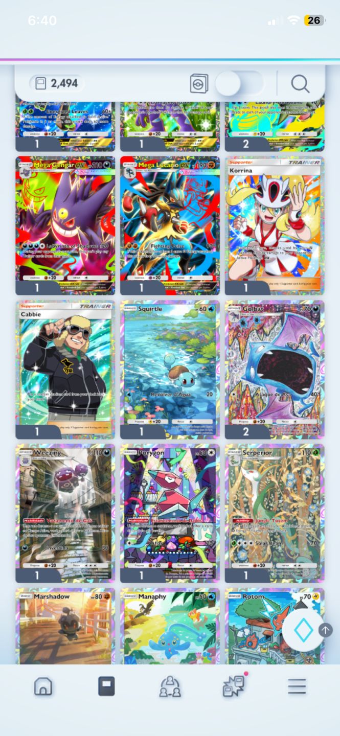 Conta de pokemon tcgp em inglês lvl37 (valor pode ser negociado)